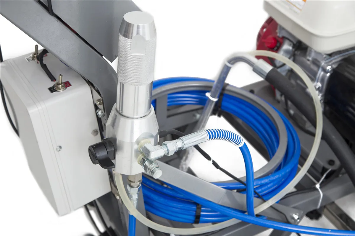 全自動常温路面標示機 アンダーセン6070、信頼性の高いポンプとエンジン部品搭載、新型