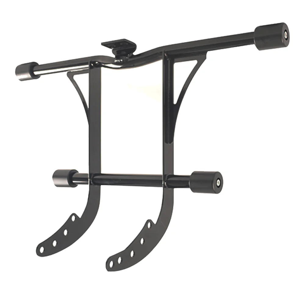 

for Harley Davidson Softail 2018-2024 Motor Solid Steel Black Club Style Crash Bar Front&Rear Protection Guard Pump