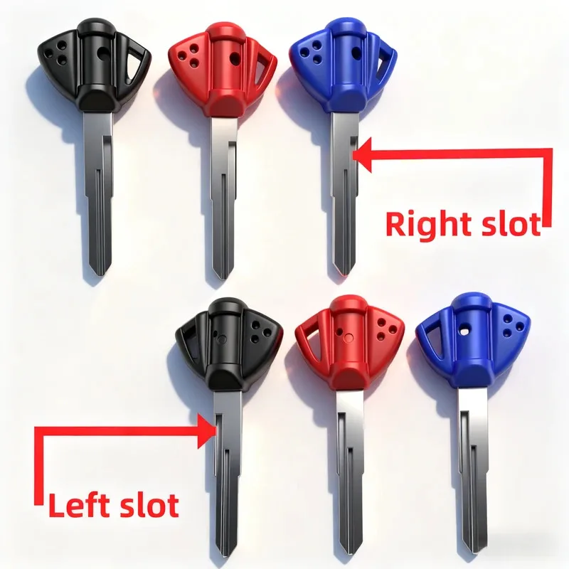 Blank Key Motorcycle Replace Uncut Keys Can Be Placed Anti-Theft Chip for Suzuki GSXR 600 750 1000 1300 SV 650 ABS 1000