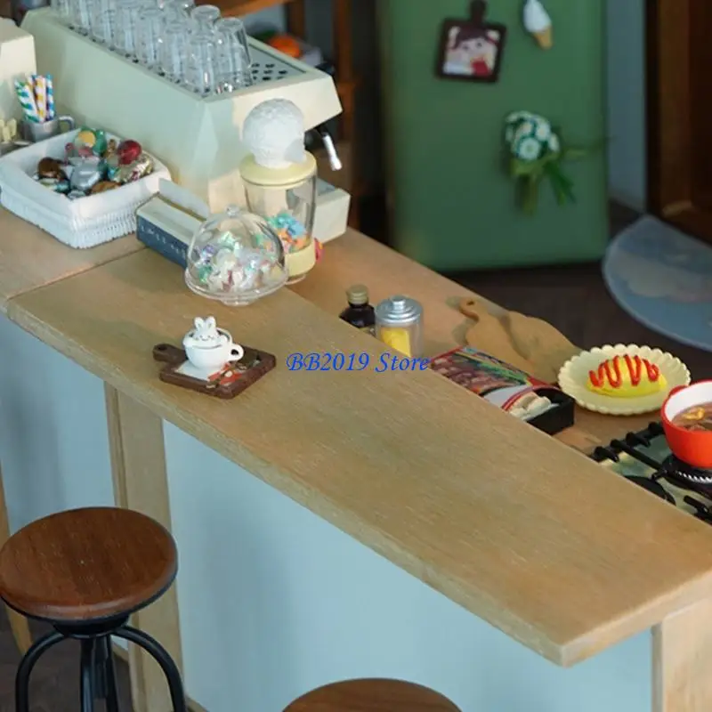 

Q0KB Miniature Cake Display Tray For 1/6 Doll House Accessories Creative Scene Building And Craft Model Project Decoration