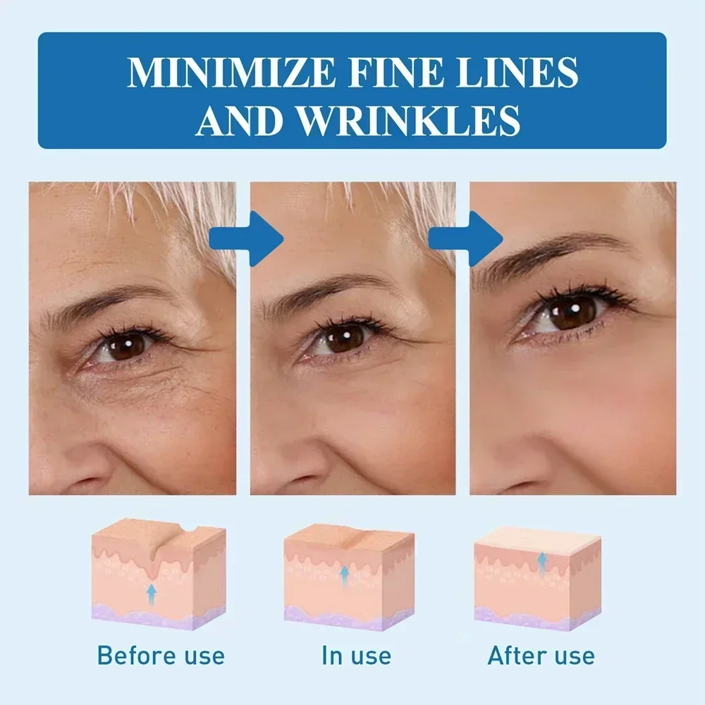 Anti Wrinkle Eye Cream Remove Eye Bags Puffiness Lifting Firming Smooth Skin Care Moisturizing Instant Eye Massage Cream