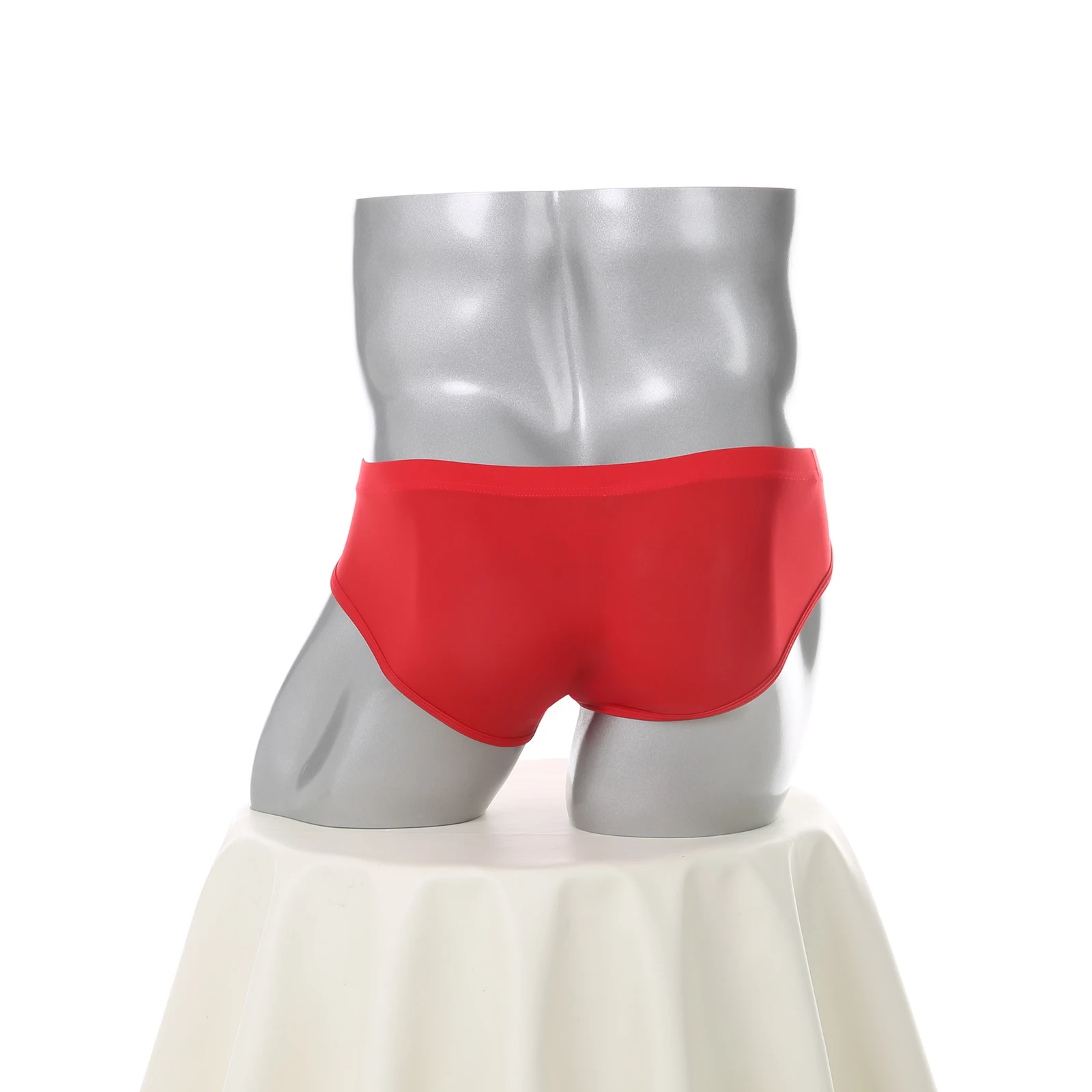 Herren Schnelltrocknende Eisseide Sport-Slips Elastische Durchsichtige Bodybuilding-Unterwäsche Athletische Unterhosen Atmungsaktive Trainingsunterwäsche – Detail 20