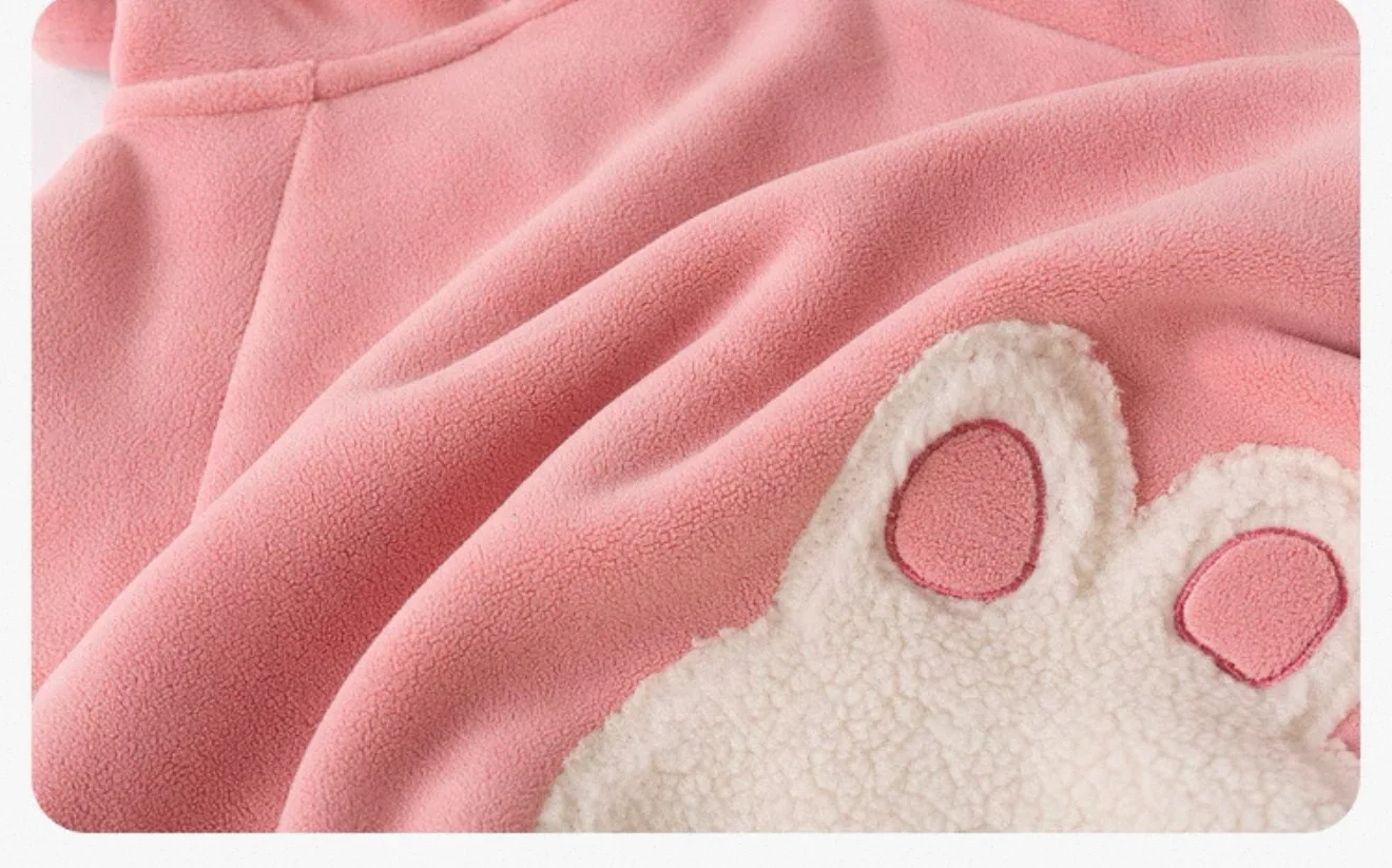 2026 Herbst Winter Kinder Fleece Kapuzenjacke Baby Junge Mädchen Cartoon Dinosaurier Verdickte Warme Oberbekleidung Kinderkleidung Winddichter Mantel – Detail 19