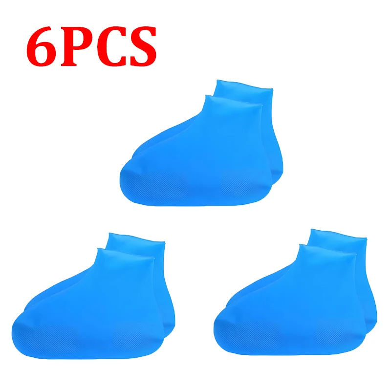 6/4/2PCS Silicone Shoe Covers - Wear-resistant Waterproof Anti-Slip Foldable Reusable For Outdoor Rain/Snow, Household Travel, image 18