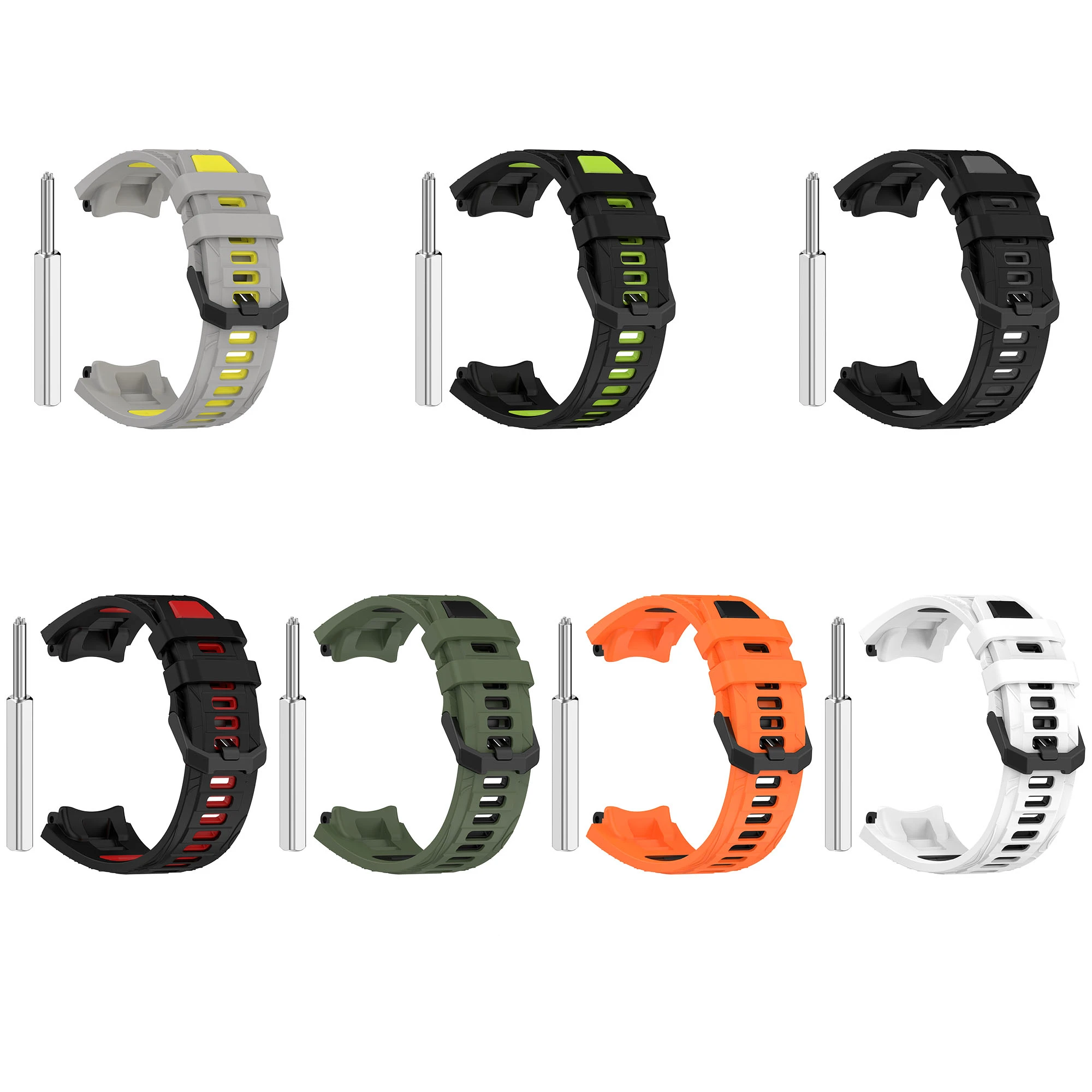 Silicone Watch Strap For Amazfit T Rex 3 Replacement Sports Watch Band Bracelet Wristband For Huami Amazfit Trex 3 Accessories