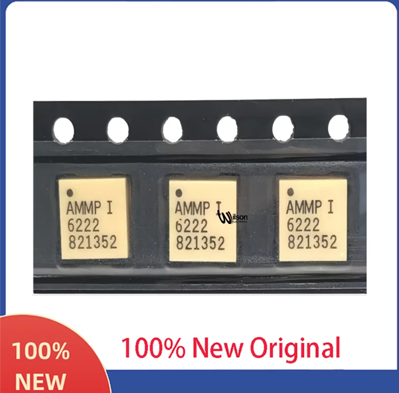 

AMMP-6222-TR1G AMMP-6222 с трафаретной печатью, корпус LQFN-8, радиочастотный усилитель