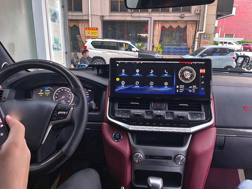 Carplay Android Auto For Toyota Land Cruiser 200 LC200 LC300 2008~2022 Upgrade 2023 Multimedia GPS Car Stereo Player Head Unit