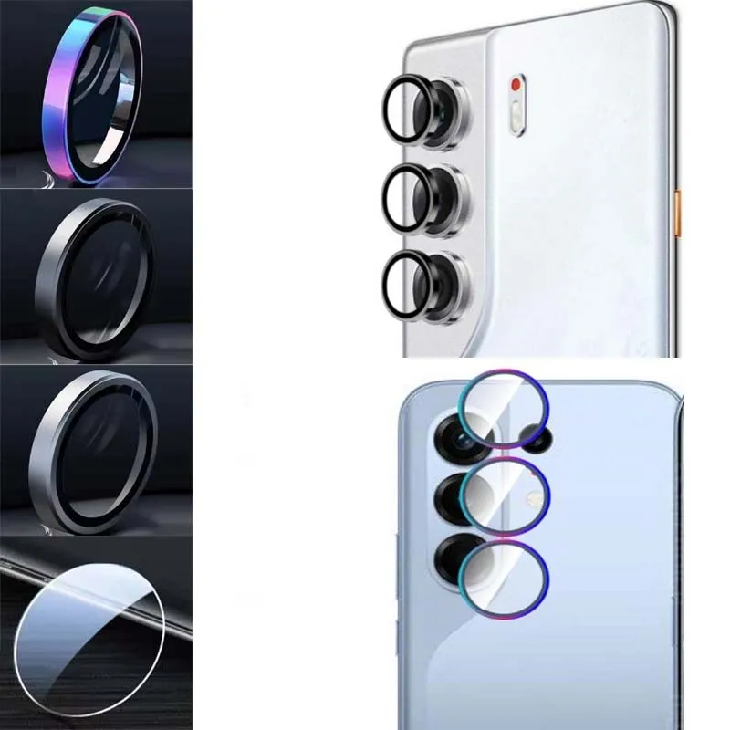 

for Tecno Camon 50 Ultra 50 Pro 40 Pro Lens Protector Metal Ring Tempered Glass Cap Camera Protective Cover Separated Hard Film
