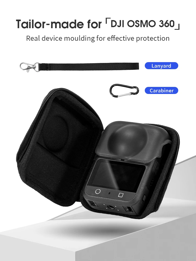 Aufbewahrungstasche für DJI OSMO 360 1 2 Ⅱ Tragetasche Tragbare Mini-Box Sportkamera Wasserdichte Schutztasche OSMO 360 Zubehör – Detail 4