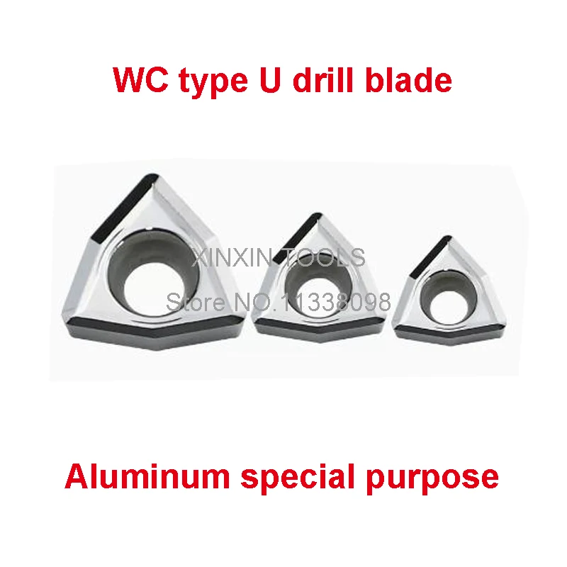 WCMX030204 WCMX040204 WCMX050308 WCMX06T308 WCMX080412 WCMT06T308 Carbide Inserts CNC Lathe Cutter for WC Type U Drill Bit tool