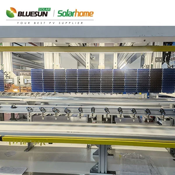 Bluesun Home Use Solar Panels 400W 550W 600W 700W   Half Cell Monocrystalline  Panel Supplier