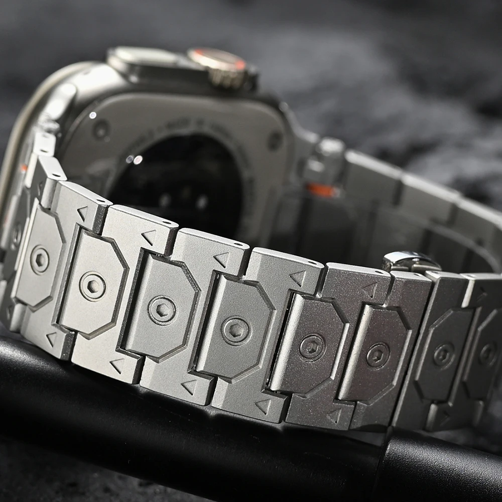 

Stainless Steel Band for Apple Watch Ultra 2 49mm 10 46mm 9 8 7 5 4 Se 6 Metal for Iwatch 45mm 41mm 42 44mm 49 40 38mm Bracelet