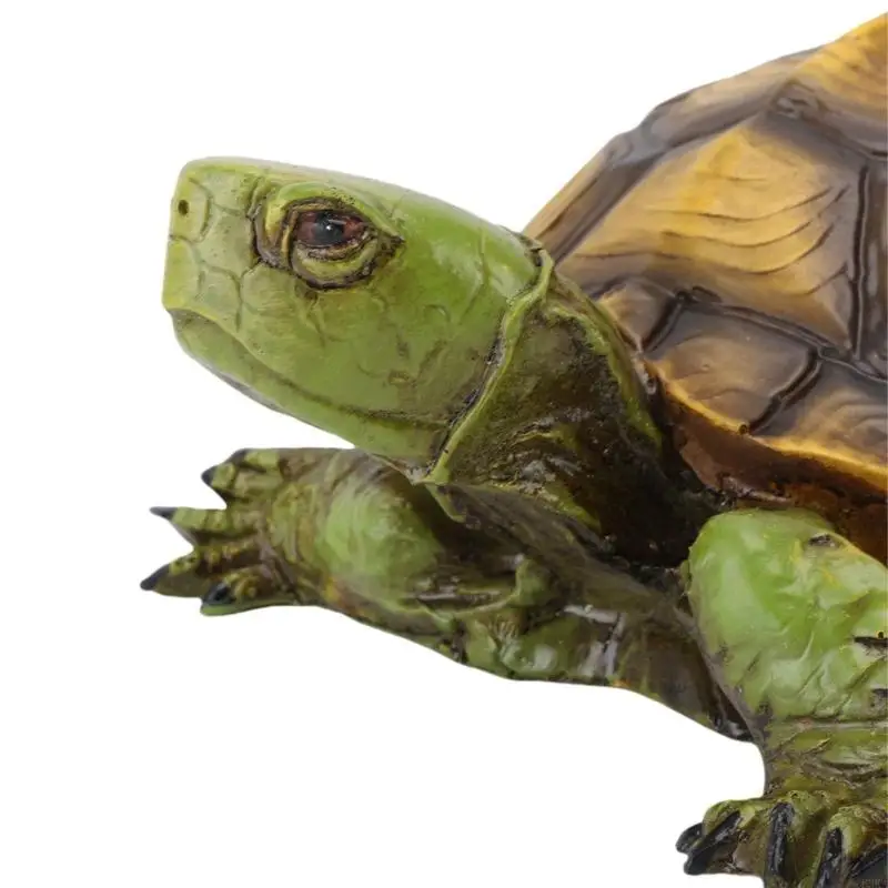   Floating Tortoise Pond Decoration Resin Tortoise Statue Outdoor Garden Figurine