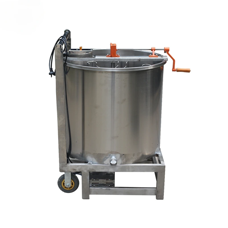 

Factory Supply Small Capacity 4/6/8 Frames Manual Stainless Steel Honey Extractor Machine/Honey Processing Machine