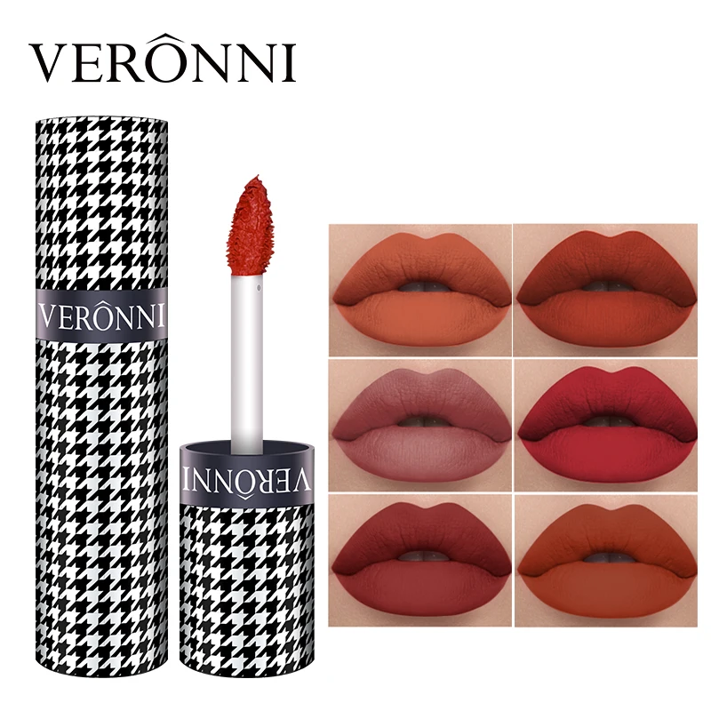 Rouge à lèvres velours mat, brillant à lèvres, boue, teinte rouge, glaçage coréen, imperméable, maquillage durable, cosmétiques, couleur chair, mat, chocolat