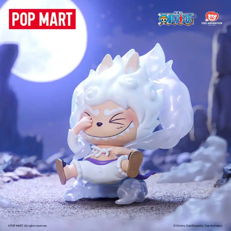 POPMART THE MONSTERS X One Piece Series Blind Box LABUBU One Piece Chopper Figur Misteri Luffy Lucu Hadiah Kejutan Trendi