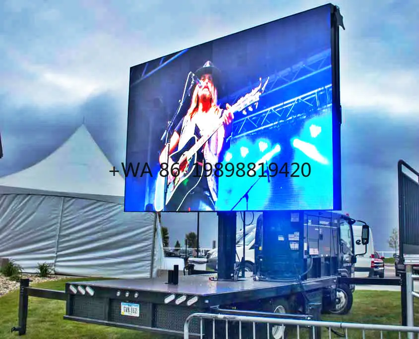 

Customized Large Screen Outdoor Advertising Solution IP65 Waterproof High Brightness Digital Video Signage LED Display Board