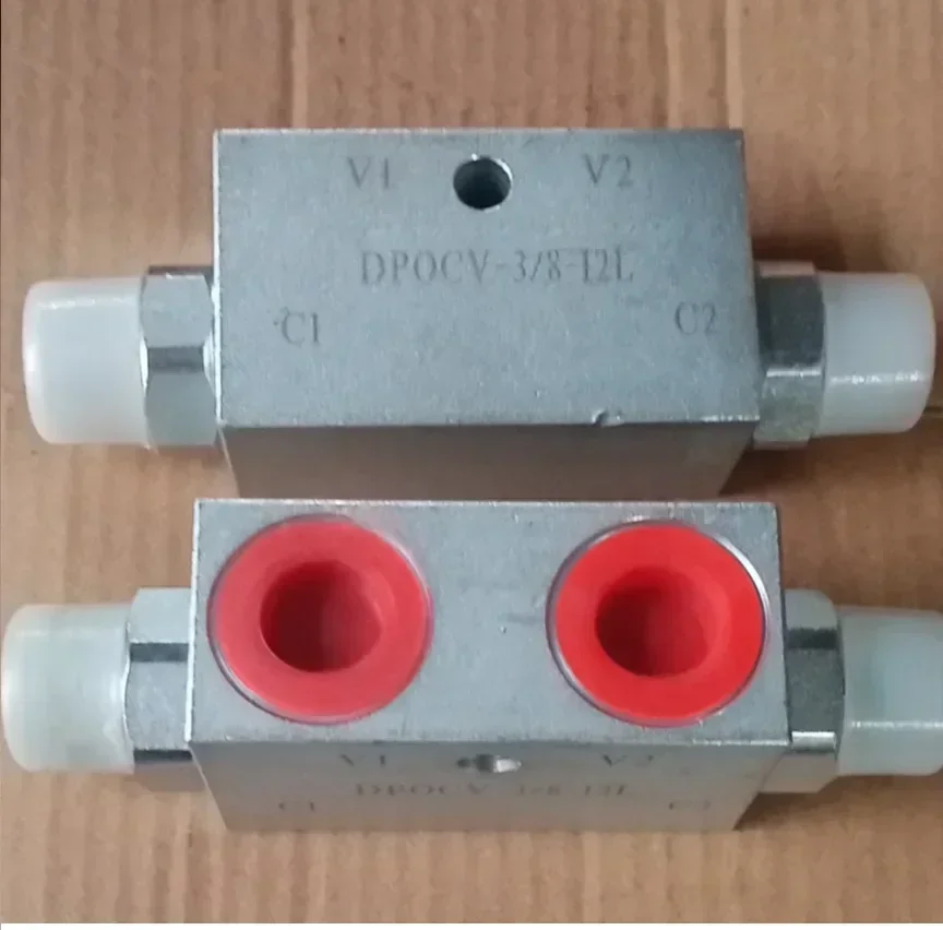 two-way hydraulic lock, cylinder outriggers anti-drop, lifting hydraulic lock, mechanical equipment pressure retaining valve