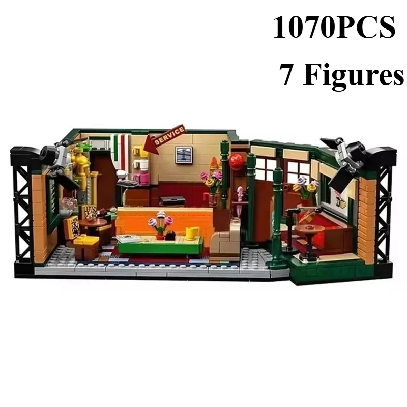 1070 pièces idées émission de télévision amis Central Perk blocs de construction avec 7 figurines assembler des briques jouet cadeau pour ami adulte
