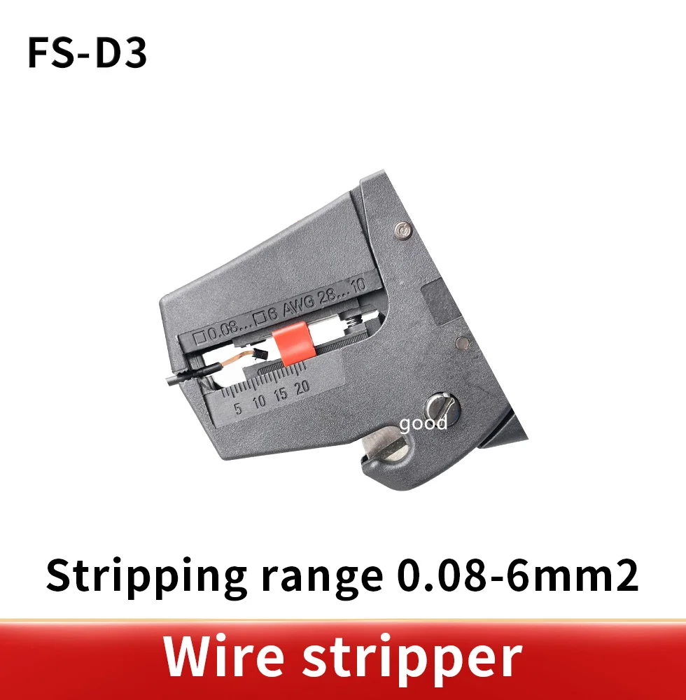 FS-D3 Self-Adjusting insulation Wire Stripper range 0.08-6mm2 With High Quality wire stripping Cutter Range 0.08-2.5mm