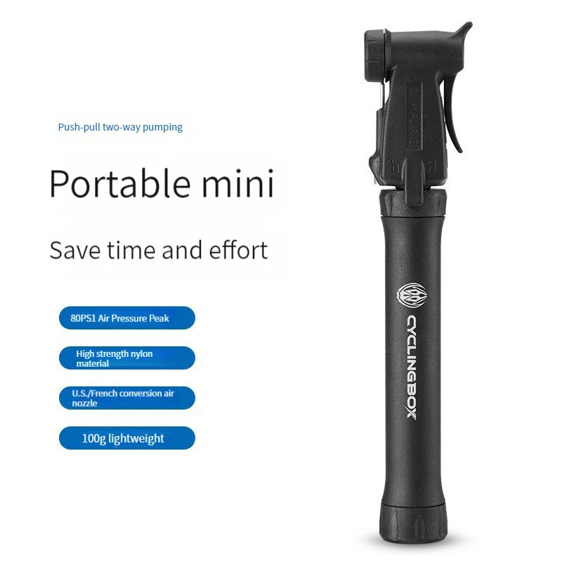 Mini Portable MTB Bike Pump Mini Cycling Tire Inflator Hand Air Pump Bike Accessories Mountain Road Bicycle Pump