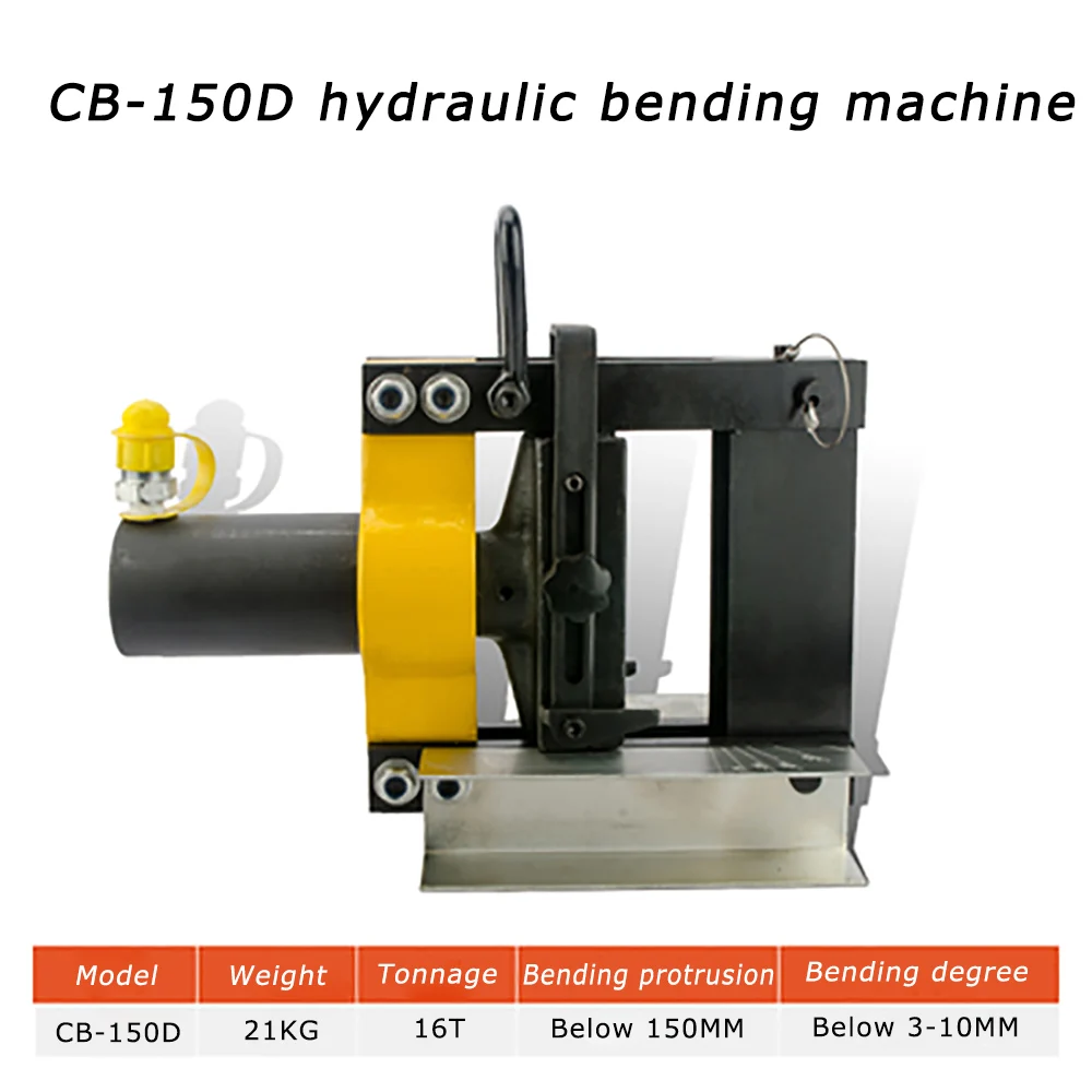 NEW 16T Hydraulic Copper Busbar Bender 10mm Thickness Hydraulic Bus bar Bender CB-150D Bending Tool