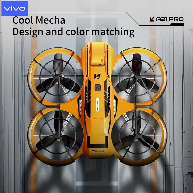 VIVO A21 Pro VR Drone 8K Profeissional Aerial HD Dual Camera Intelligent Opstacle Avoidance Brushless Power Foldable FPV UAV