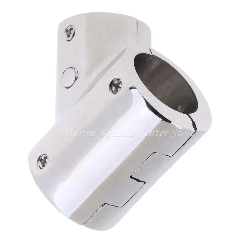 22/25mm Boat Hand Rail Fitting 60 Degree Tee 316 Stainless Steel Tee Fitting For Marine RV Yacht Boat Accessories Marine
