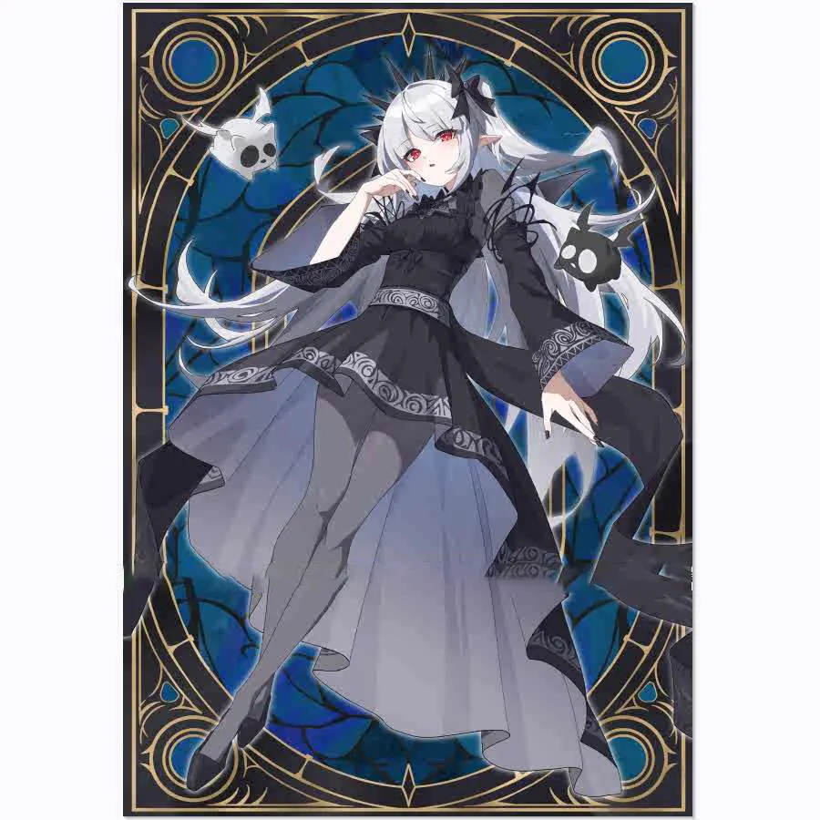 

60 карат с верхней загрузкой, рукава для коллекционных карточек, защита для палубы для YuGiOh/Japanese Art, аниме, защитные рукава для карт с принтом