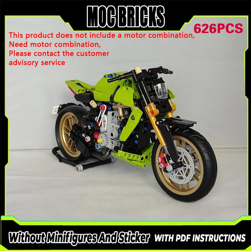 

Speed Racing Car Model MOC Building Bricks Diavel Sian Motorcycle Modular Technology Gifts Holiday Assemble Children Toys Suit