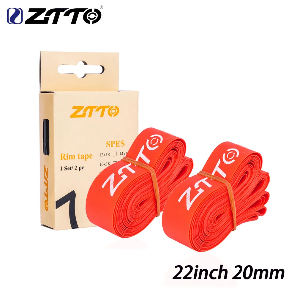 ZTTO 2 Stück Fahrrad Nylon Felgenbänder Felgenstreifen für 14 16 18 20 22 24 26 27,5 29 Zoll 700c MTB Mountain Road Fahrrad Klappreifen