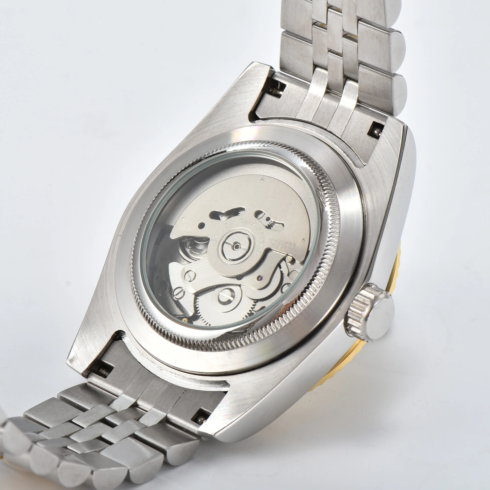 NH35 Watch Sapphire Glass Automatic Mechanical Luxury Watch Oumashi Men's Watch Suitable for NH35A Movement