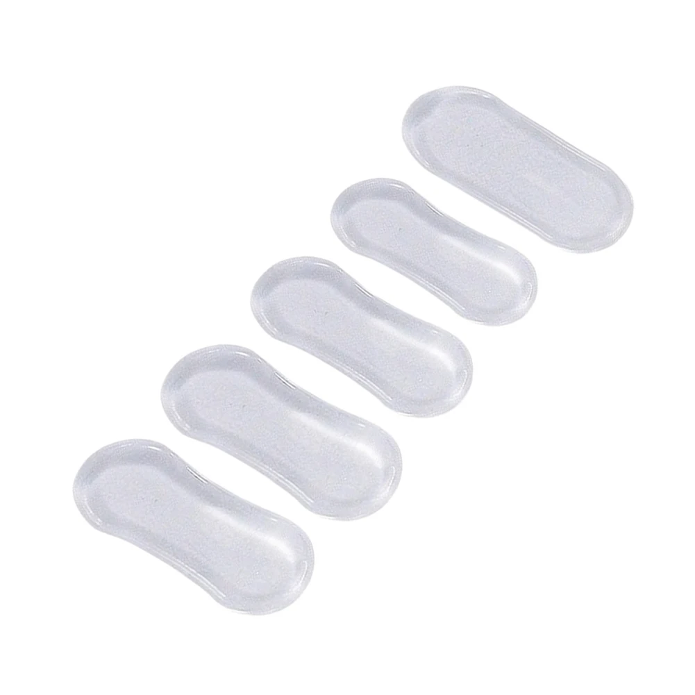 5pcs Bathroom Transparent Silicone Toilet Seat Bumper Buffer Pads Strong Home Replacement Parts 5pcs Bathroom Transparent