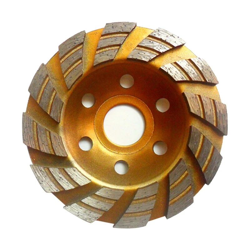 

Diamond Angle Grinder Grinding Disc 100Mm Cement Stone Concrete Bowl Grinding Disc Cutting Disc Tool Easy Install Yellow