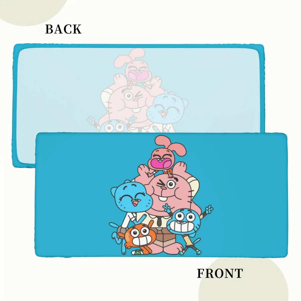 The Amazing World Of Gumball Custom Rectangular Tablecloth Oilproof Table Cover for Festival Party Decorations Table Cloth