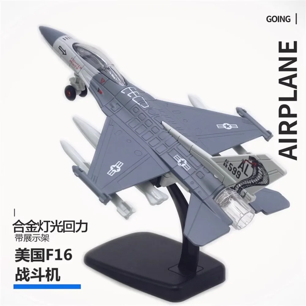 22CM American F-16 Neue Legierung Kampfflugzeug Modell Spielzeug kinder Geschenk Empfehlung Lieblings Festival