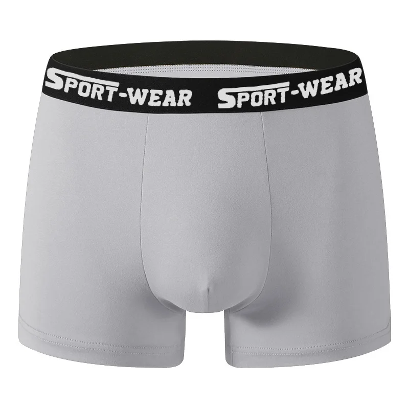 6PCS Men's Underwear Comfortable Breathable Sports Men's Flat Angle Underwear Running Fitness Suitable for Four Seasons
