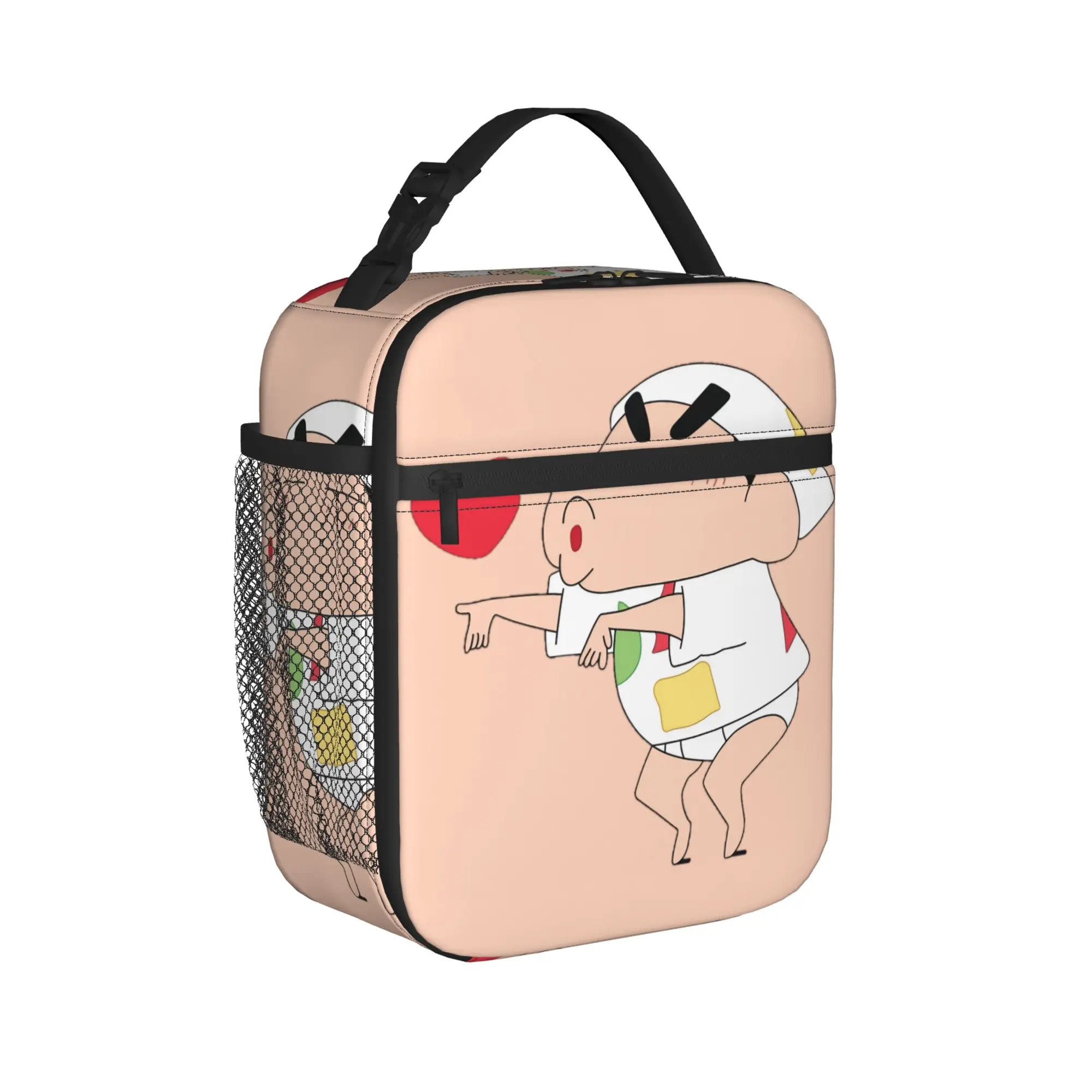 

Crayon Shins-chans Merch Insulated Lunch Bags For Outdoor Food Box Portable Thermal Cooler Lunch Boxes