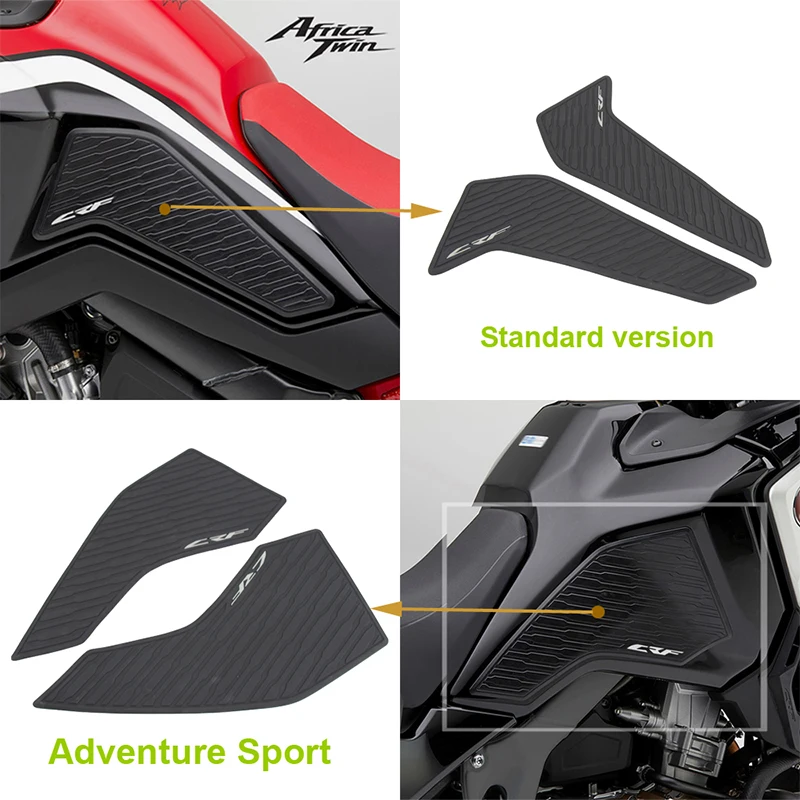 Motorcycle Fuel Tank Pad Stickers For Honda CRF1100L Africa Twin Adventure Sport and Standard CRF1100L Africa Twin CRF 1100 L