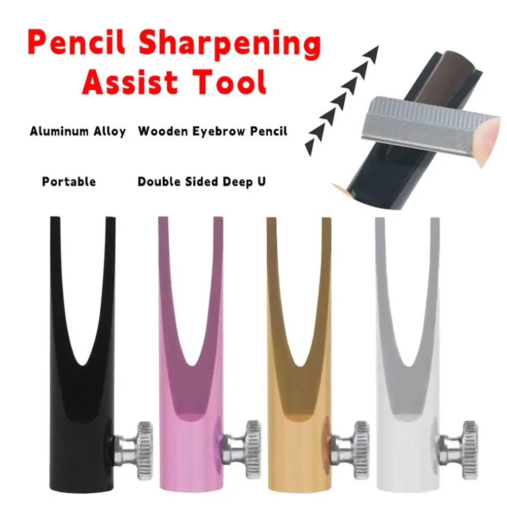 قلم رصاص معدني شحذ مساعدة أداة قابل للتعديل المسمار بقوة تحديد الحاجب القلم شحذ أداة منقار البط الحاجب القلم أكثر شحذا