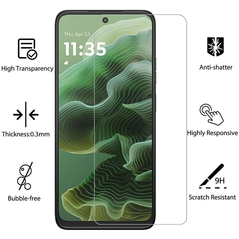 واقي شاشة من الزجاج المقسى لهاتف موتورولا موتو g35 على motog35 motog g 35 35 35g 5g فيلم motorolag35 motorol mot mto