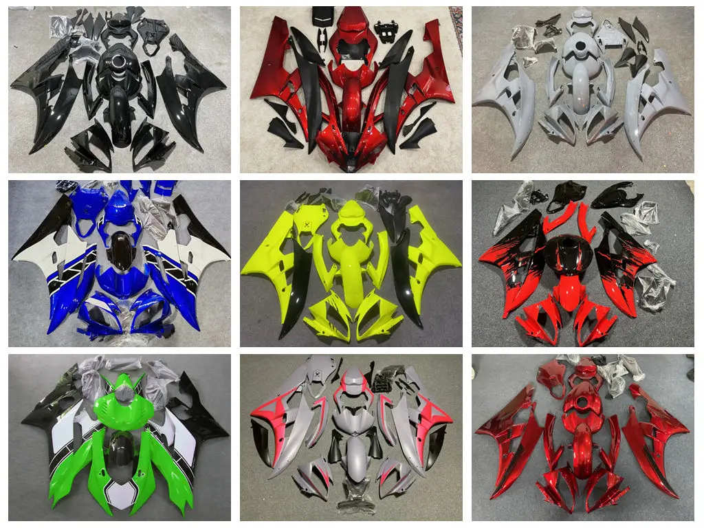 

4 Gift New ABS fairing kit for Yamaha YZF-600 R6 2006 and 2007 car accessories can be customized
