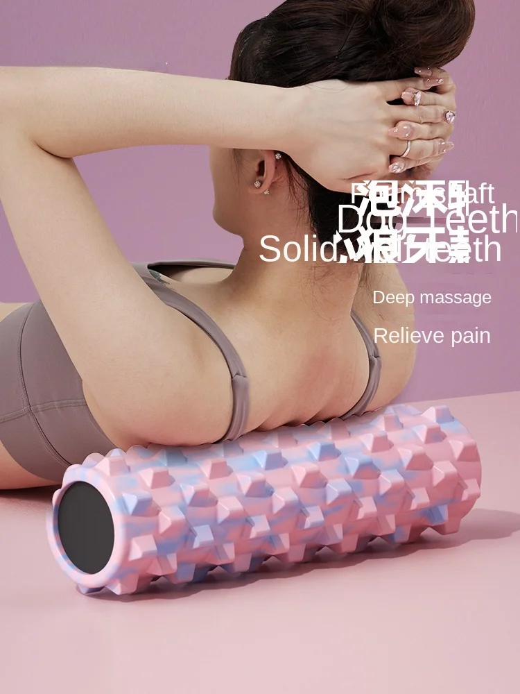 Foam Roller Muscle Relaxation Spiked Club Roller Solid Leg Slimmer Roller Fascia