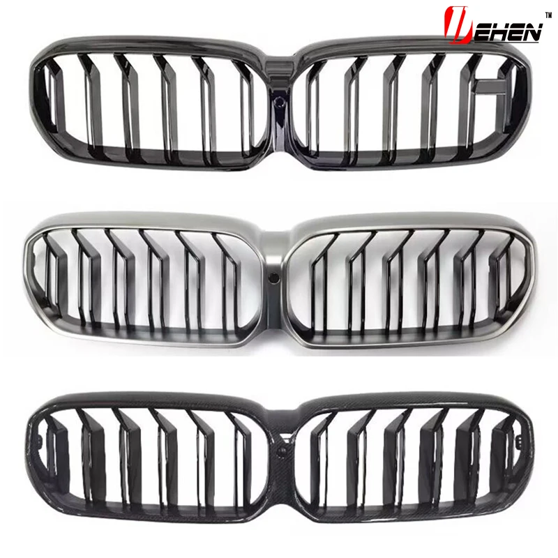 Kindey Grille for BMW 5 Series G30 Sedan Piano Black Front Bumper Facelifted G31 Wagon F90 (M5) (2018 - 2023) Car Styling Grills