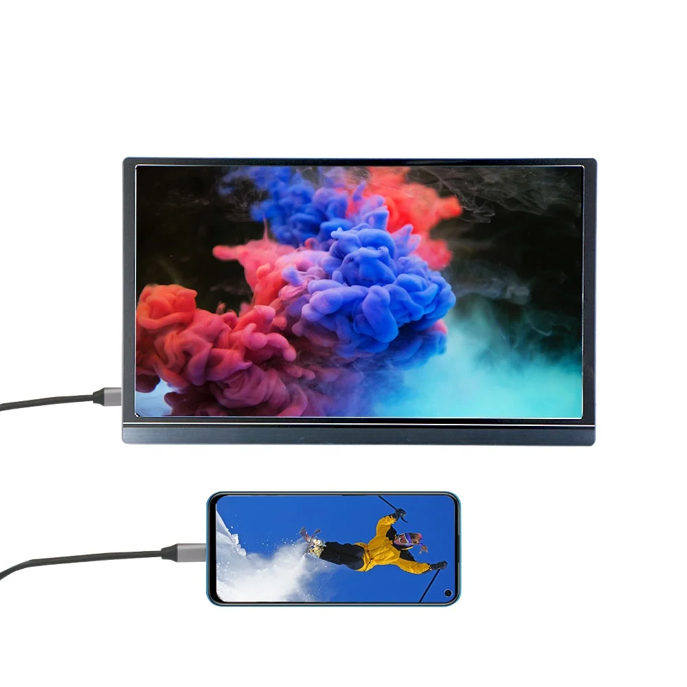 

15,6-дюймовый портативный монитор для ноутбука, 60 Гц, высокая скорость обновления, ЖК-дисплей, игровой монитор для ноутбука, приятный для бюджета