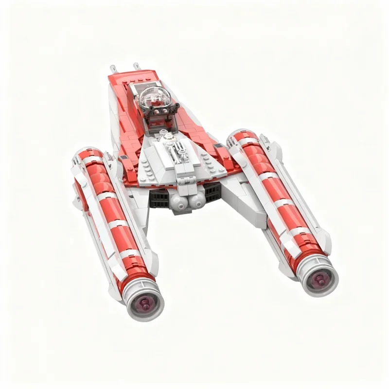 595pcs MOC Star Battle Clone Wars Republic Bomber Model Building Blocks Construction Toys Brick Festival Gifts Birthday view 2