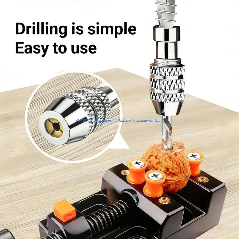 

367D 10Pcs Portable Practical Hand Drill Bit Silver Tool Chuck Drill Bit Drilling For Carving Manual Hand Manual Push Chuck