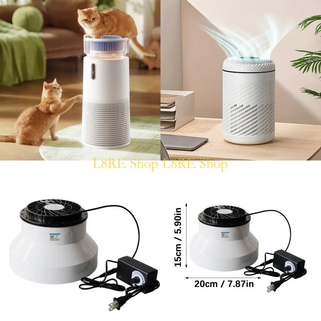 

L8RE Child Pet Friendly Fan 110V White Single With Shock Resistant Plan