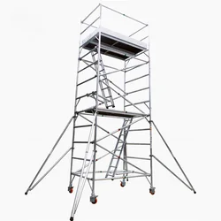 Aluminum mobile scaffolding andamio de aluminio