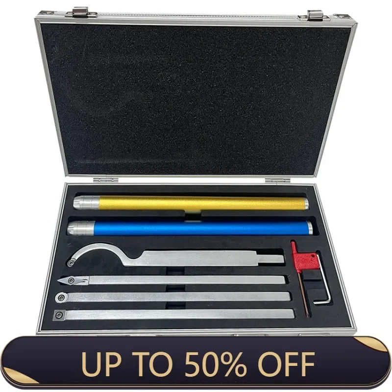 HSS Woodworking Turningtable Turning Tool Set Storage Box Lathe Turning Tool Kits Chisel Professional High Quality Cutting Tools